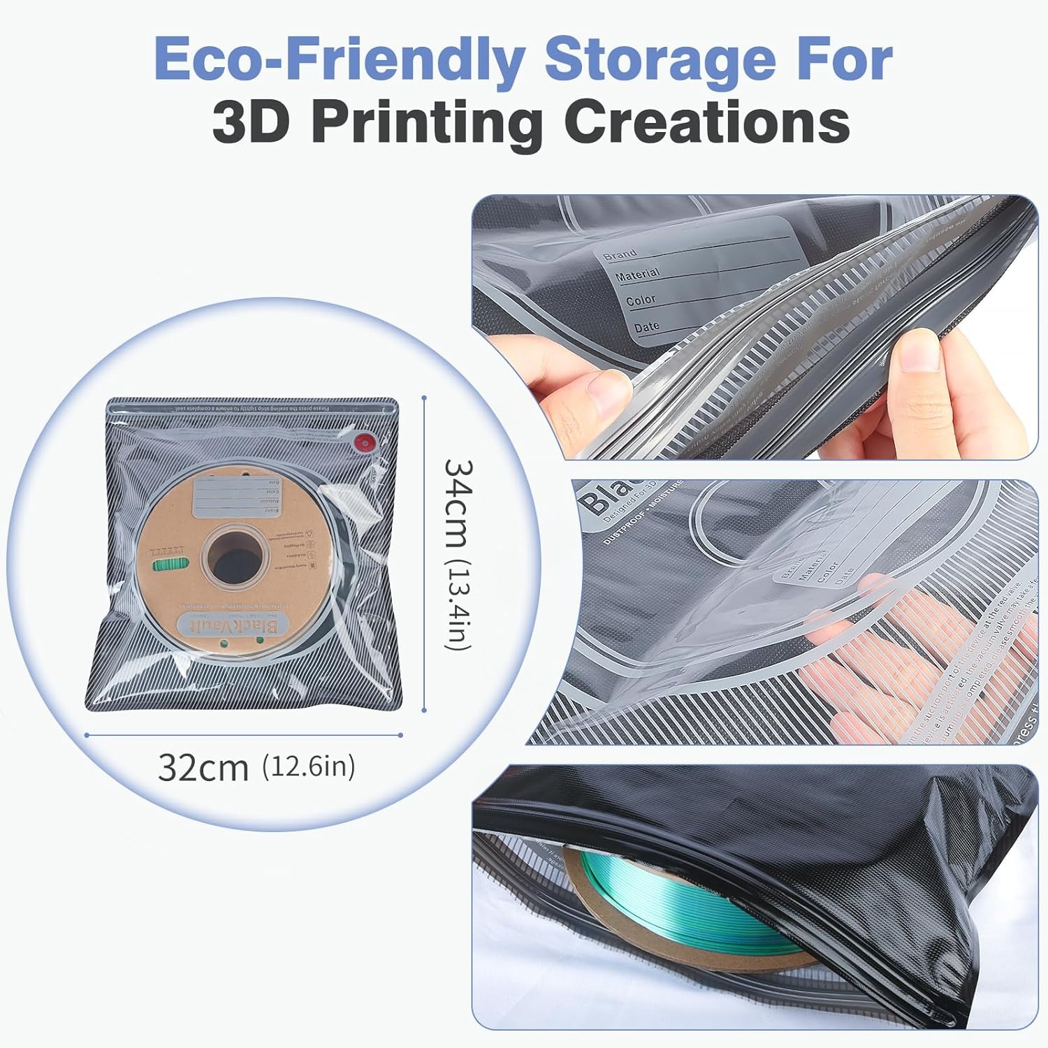 3D Filament Çantası Siyah Fila - Pla Filament incelemesi ve fiyatı