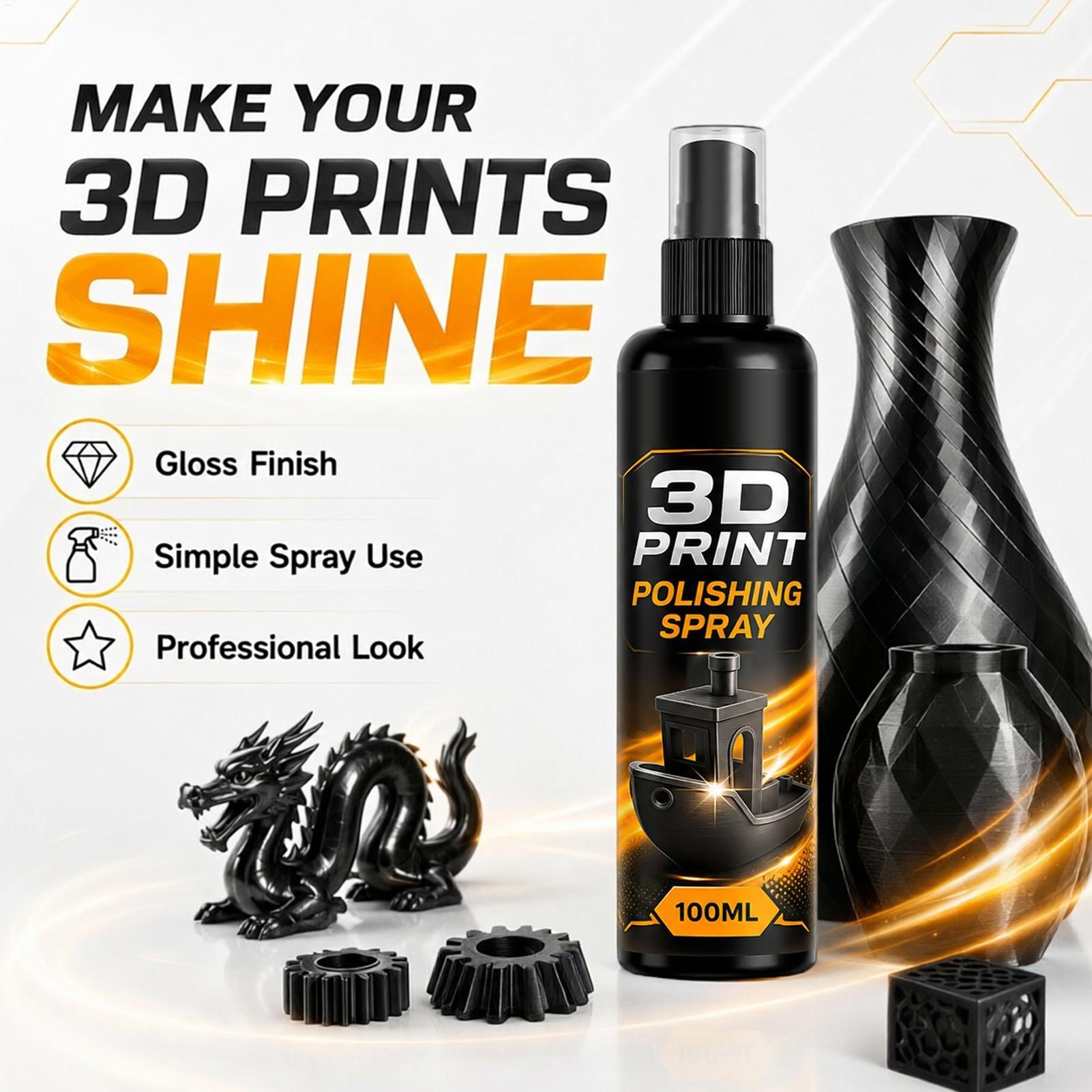 3D Baskı Parlatma Spreyi 100ml - 3D Printer Stand incelemesi ve fiyatı