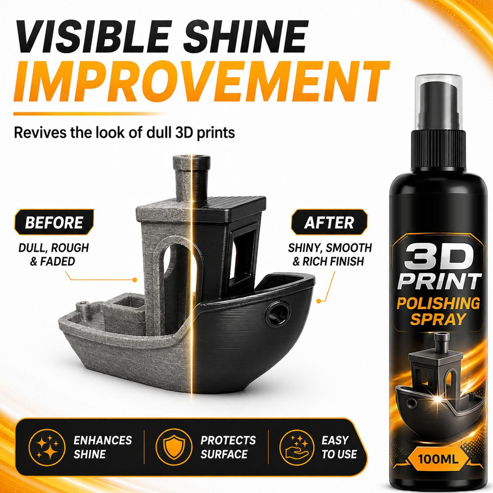 3D Baskı Parlatma Spreyi 100ml - 3D Printer Stand incelemesi ve fiyatı