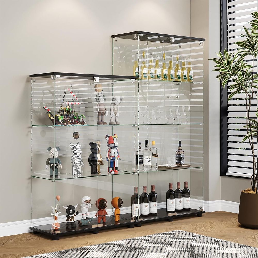 3 Raflı Çift Kapılı ve Kilitli - Glass Bed incelemesi ve fiyatı